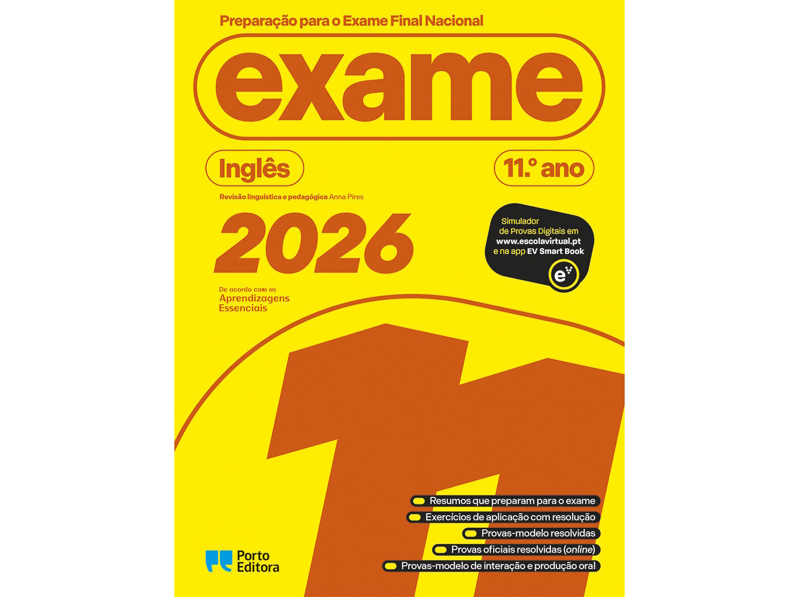 LIVRO PREPARA&Ccedil;&Atilde;O PARA O EXAME FINAL NACIONAL 2026 INGL&Ecirc;S 11 image number 1