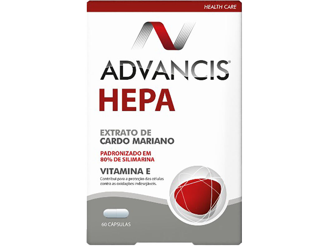 SUPLEMENTO ALIMENTAR ADVANCIS HEPA 60 CAPS