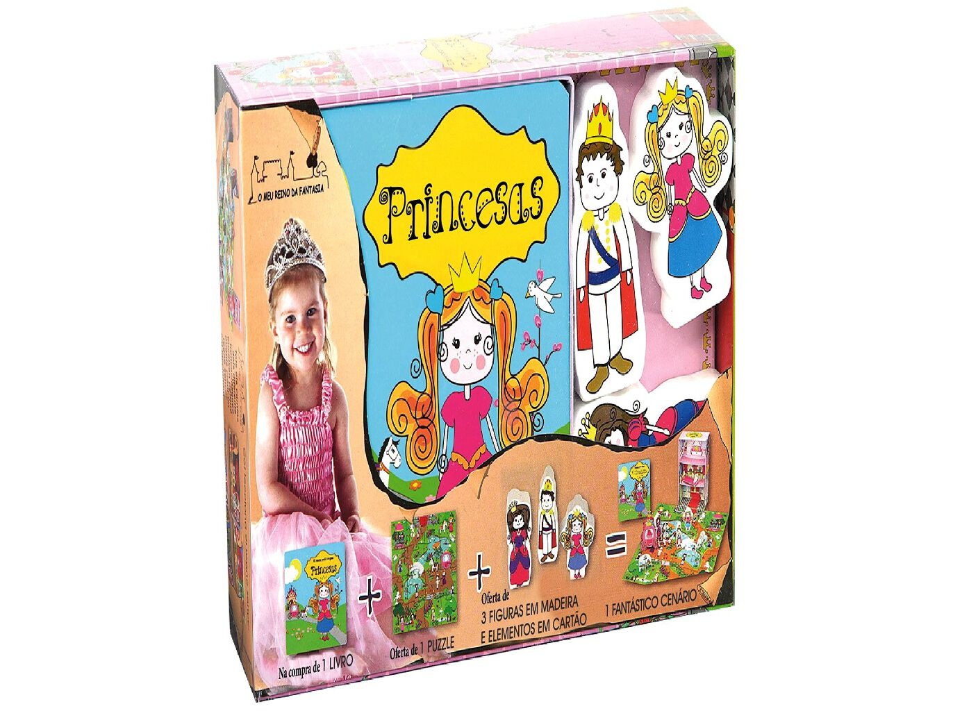 LIVRO O MEU REINO DA FANTASIA - PRINCESAS