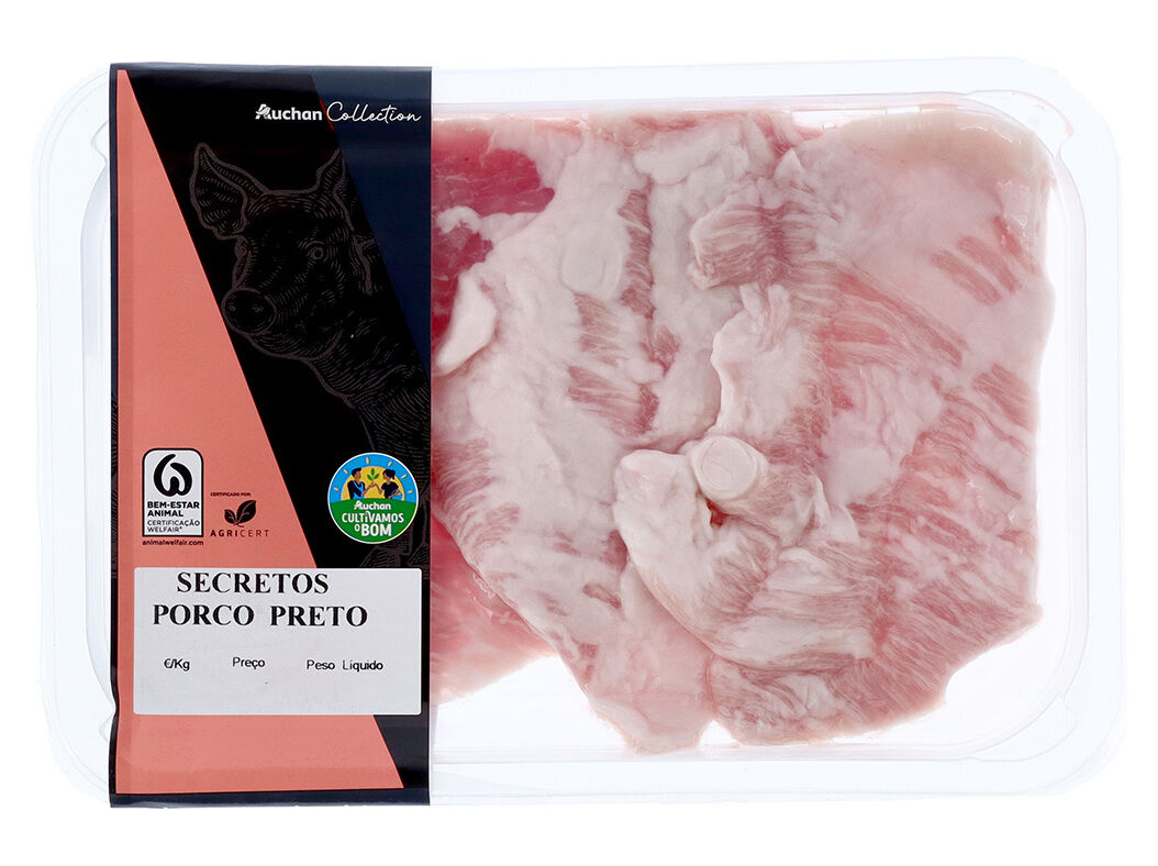 SECRETOS DE PORCO PRETO AUCHAN CULTIVAMOS O BOM 250GR