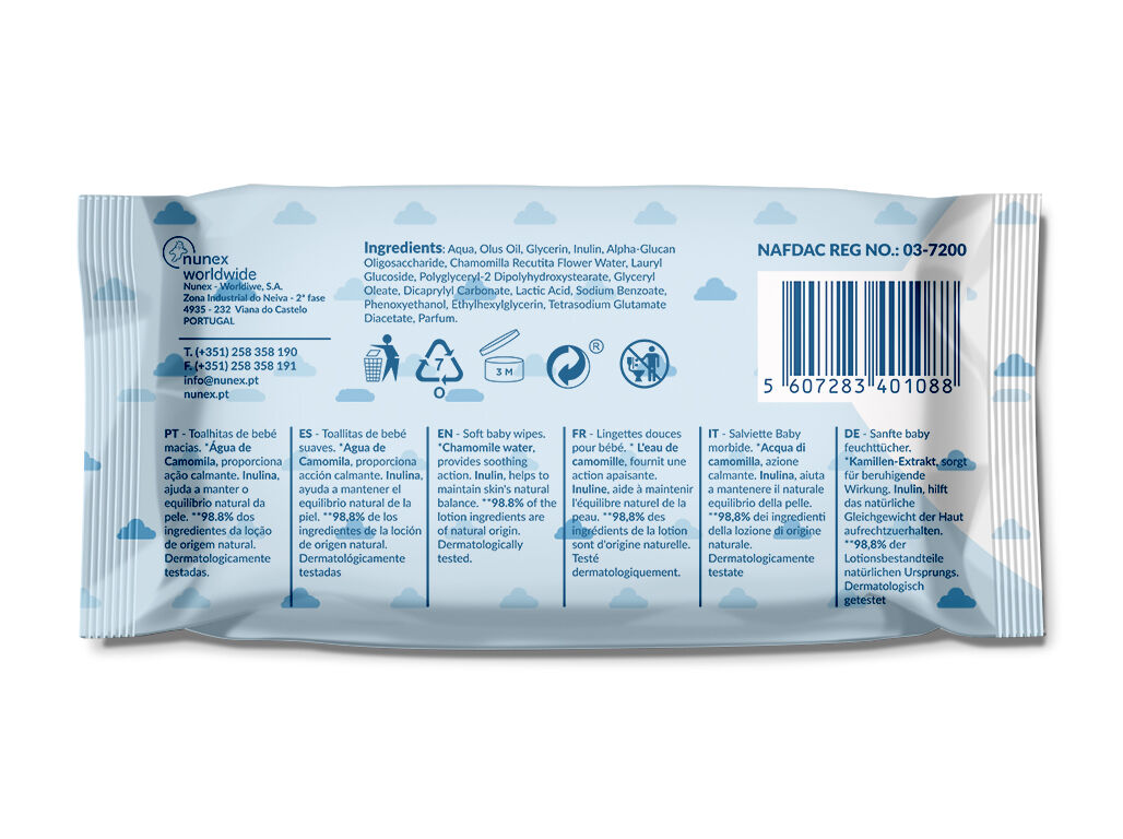 TOALHITAS NUNEX BASIC 100 UN image number 1