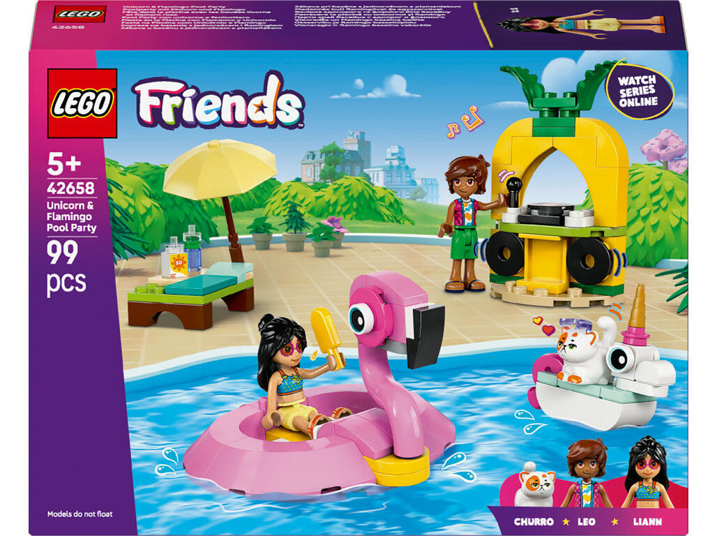 FESTA NA PISCINA LEGO LEGO FRIENDS 42658
