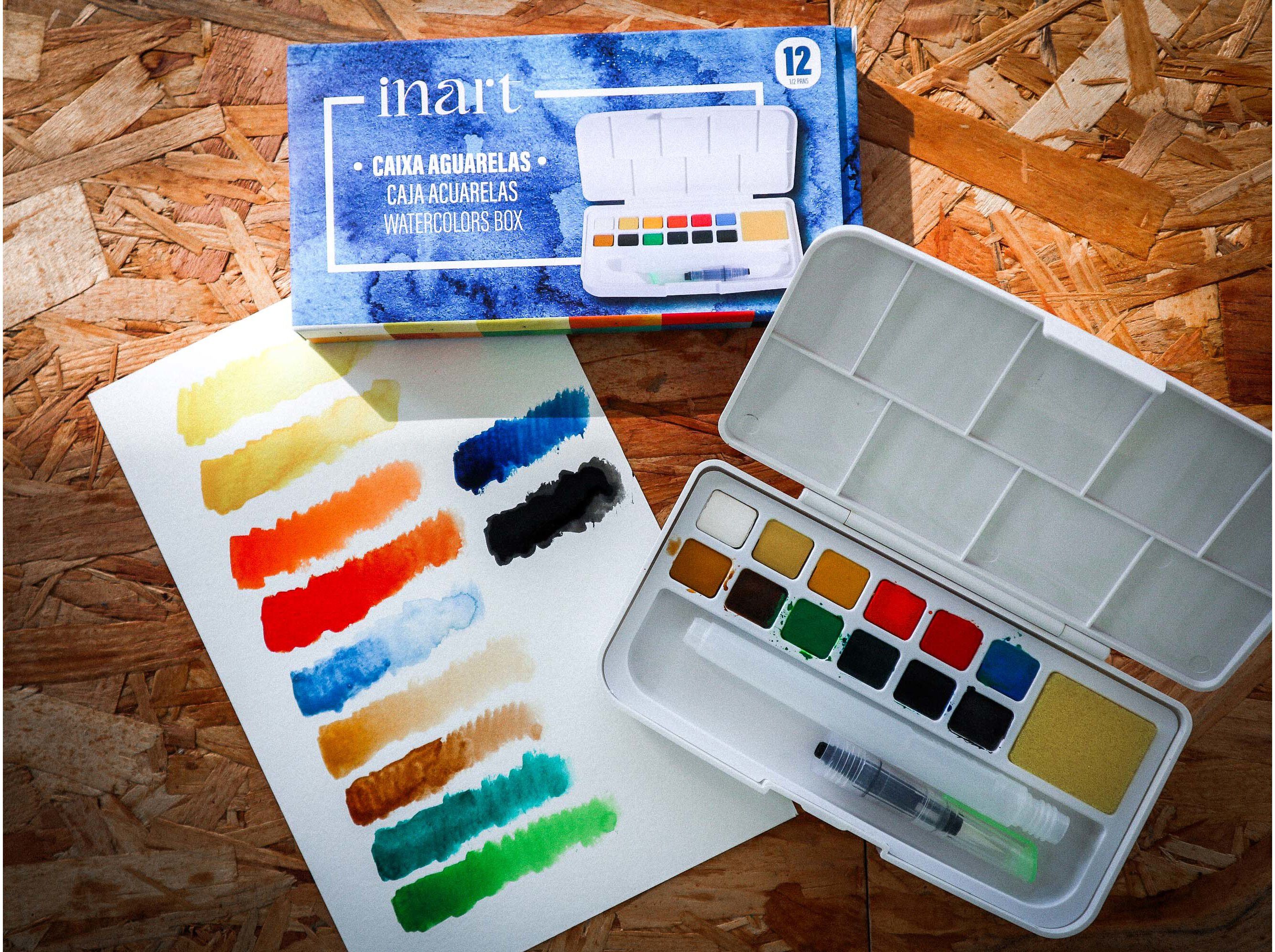 CAIXA AGUARELA INART 12 CORES image number 2