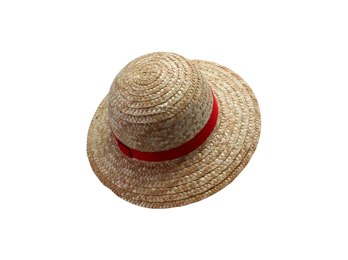 CHAP&Eacute;U DE PALHA ONE PIECE LUFFY TAMANHO ADULTO