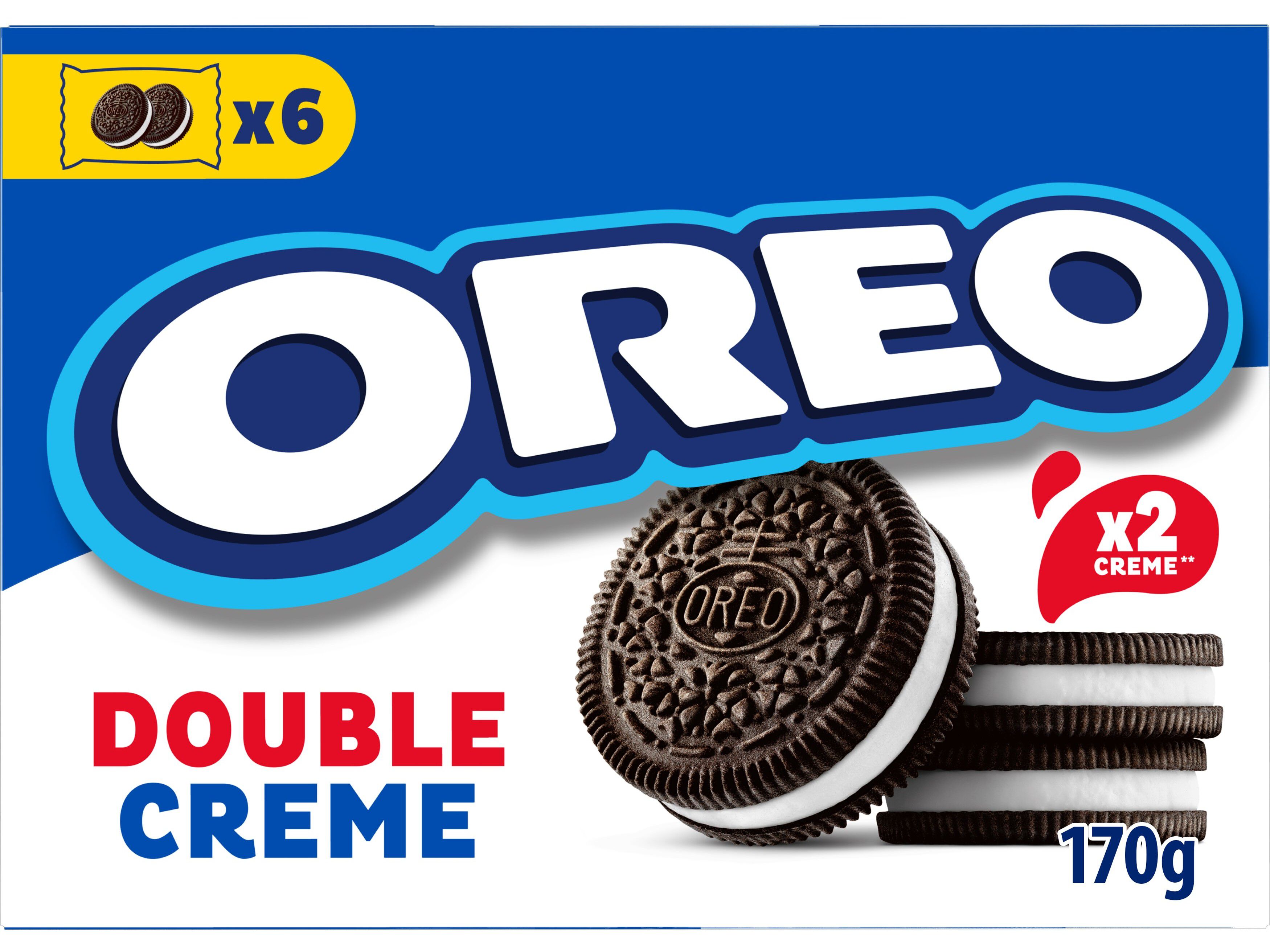 BOLACHA RECHEADA OREO DUPLO CREME 170G image number 0