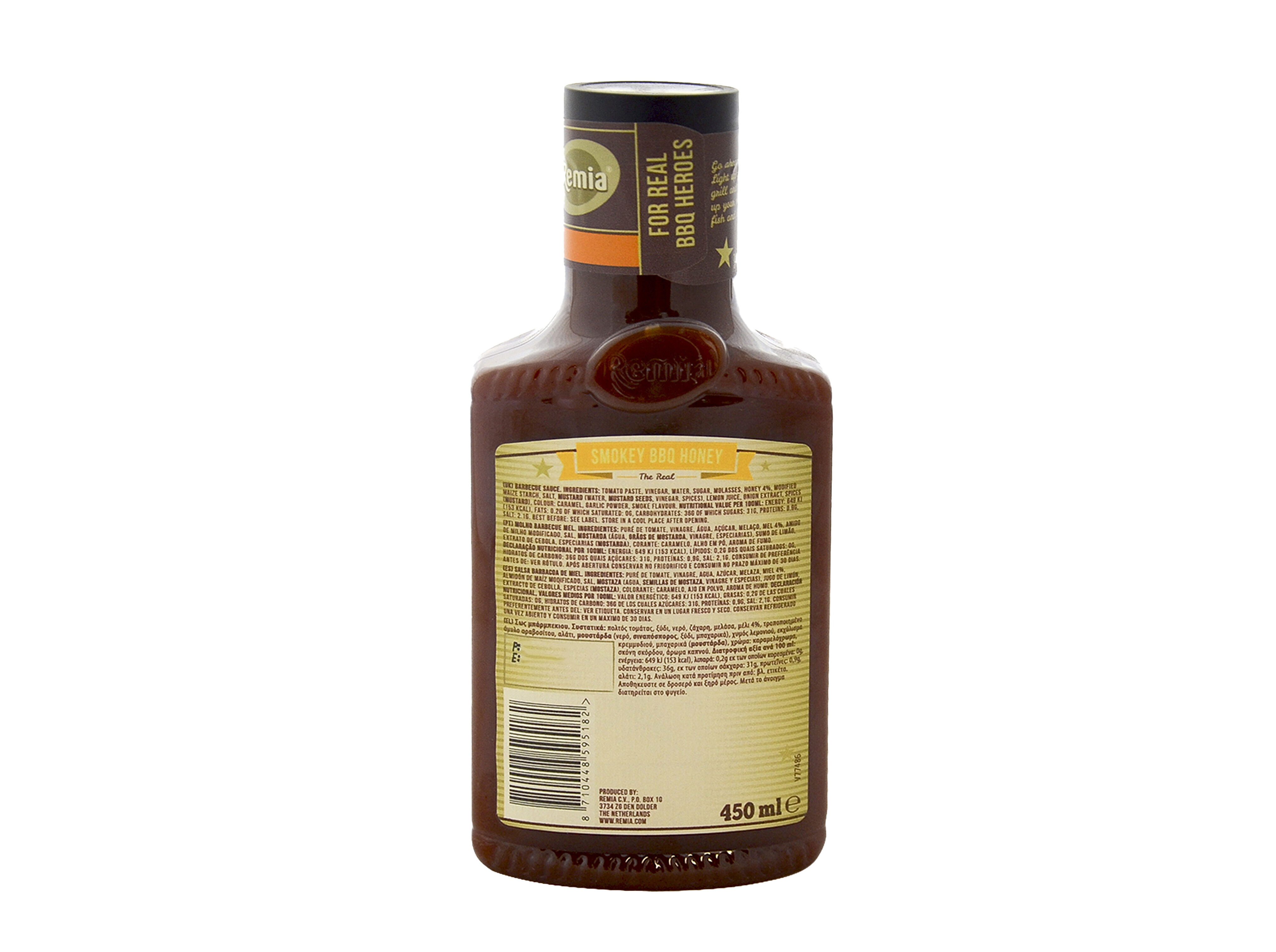 MOLHO REMIA SWEET DALTON FUMADO/MEL 450 ML image number 1
