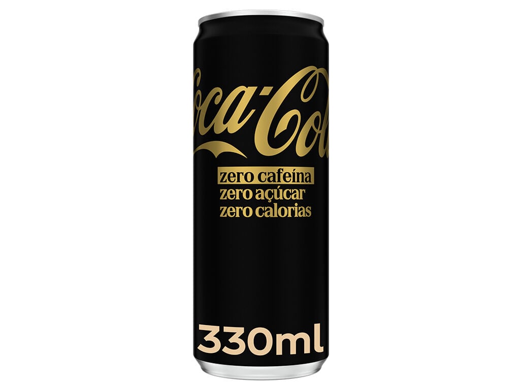 REFRIGERANTE C/G&Aacute;S COCA-COLA ZERO CAFE&Iacute;NA ZERO A&Ccedil;&Uacute;CAR 0.33L (SDR) image number 0