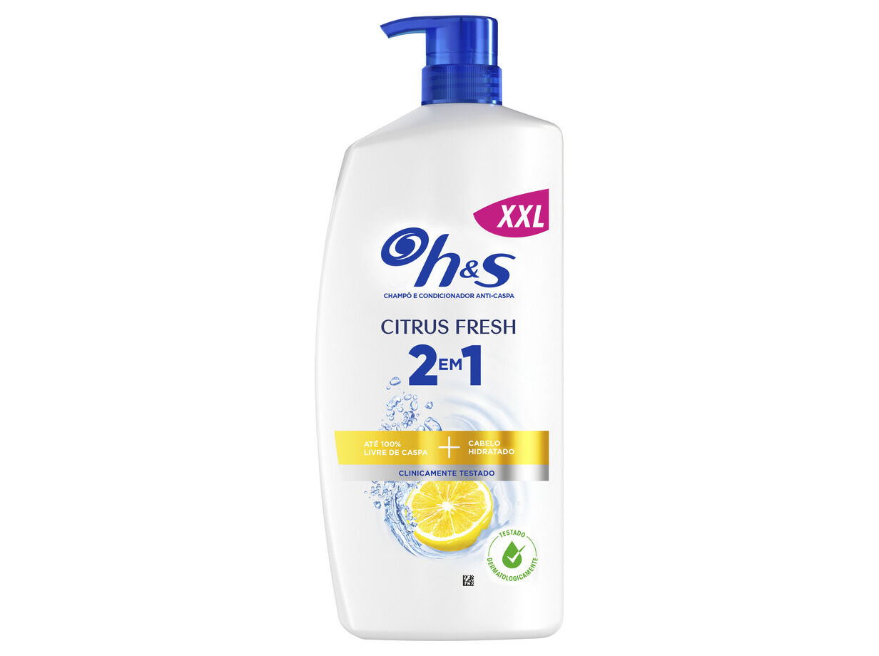 CHAMPO H&S CITRUS 2EM1 PLUS 800ML image number 1