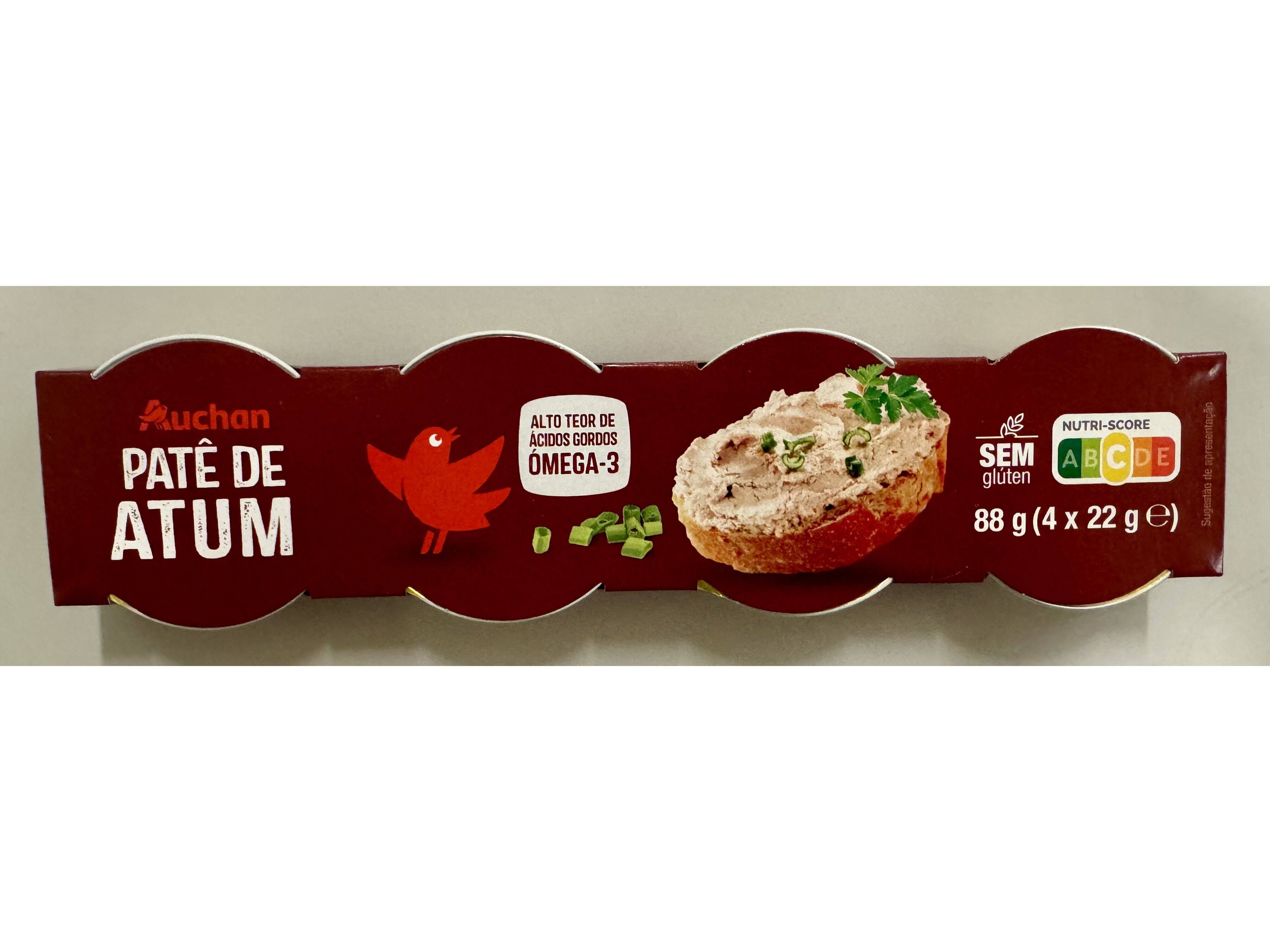 PAT&Eacute; DE ATUM AUCHAN 4*22G
