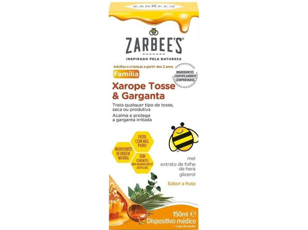 XAROPE ZARBEES TOSSE E GARGANTA 150ML DM