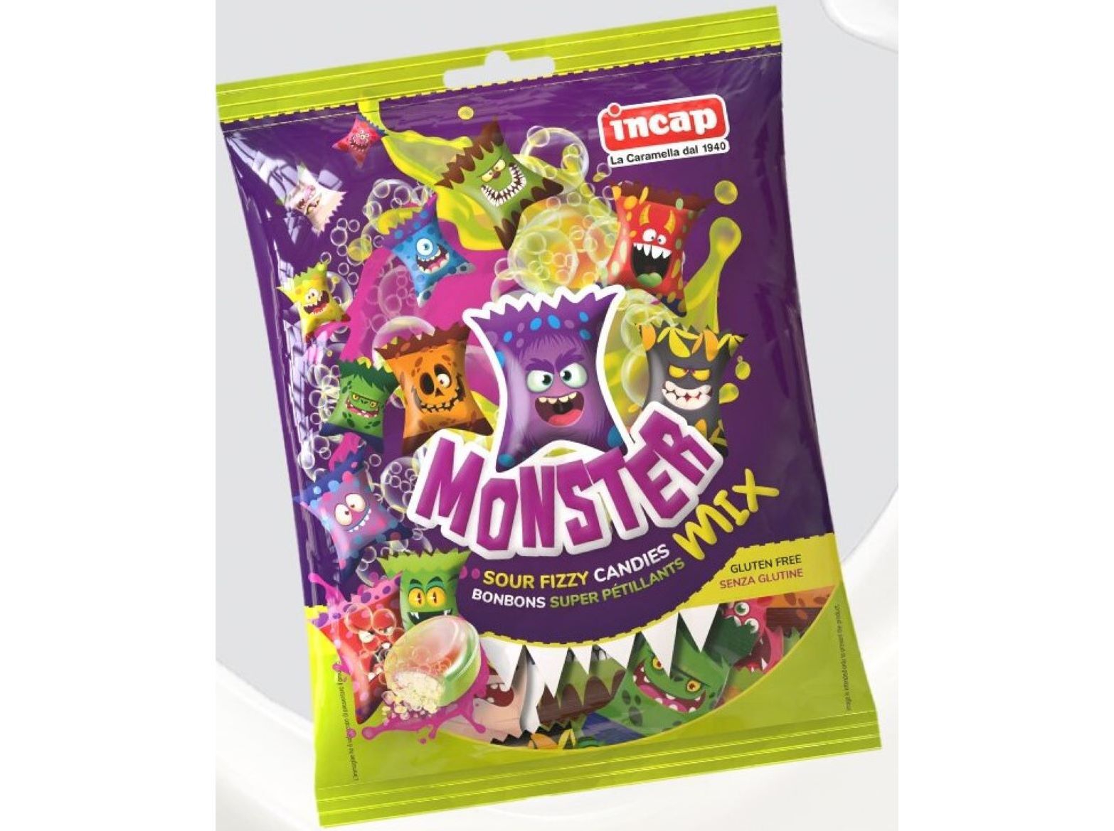 GOMAS HALLOWEEN INCAP SAQ. MONSTER 150G image number 0