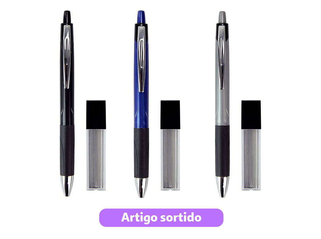 LAPISEIRA AUCHAN COM 12 MINAS 0.7MM CORES SORTIDAS image number 1