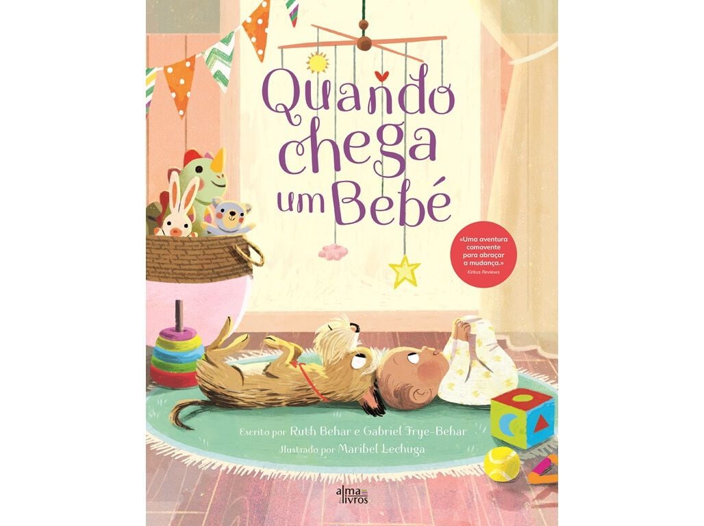 LIVRO QUANDO CHEGA UM BEB&Eacute; DE RUTE BEHAR GABRIEL FRYE-BE image number 1