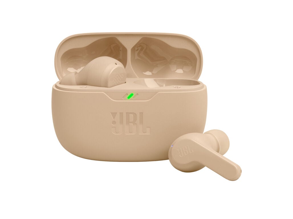 AURICULARES SEM FIO JBL WAVE BEAM BEGE image number 0