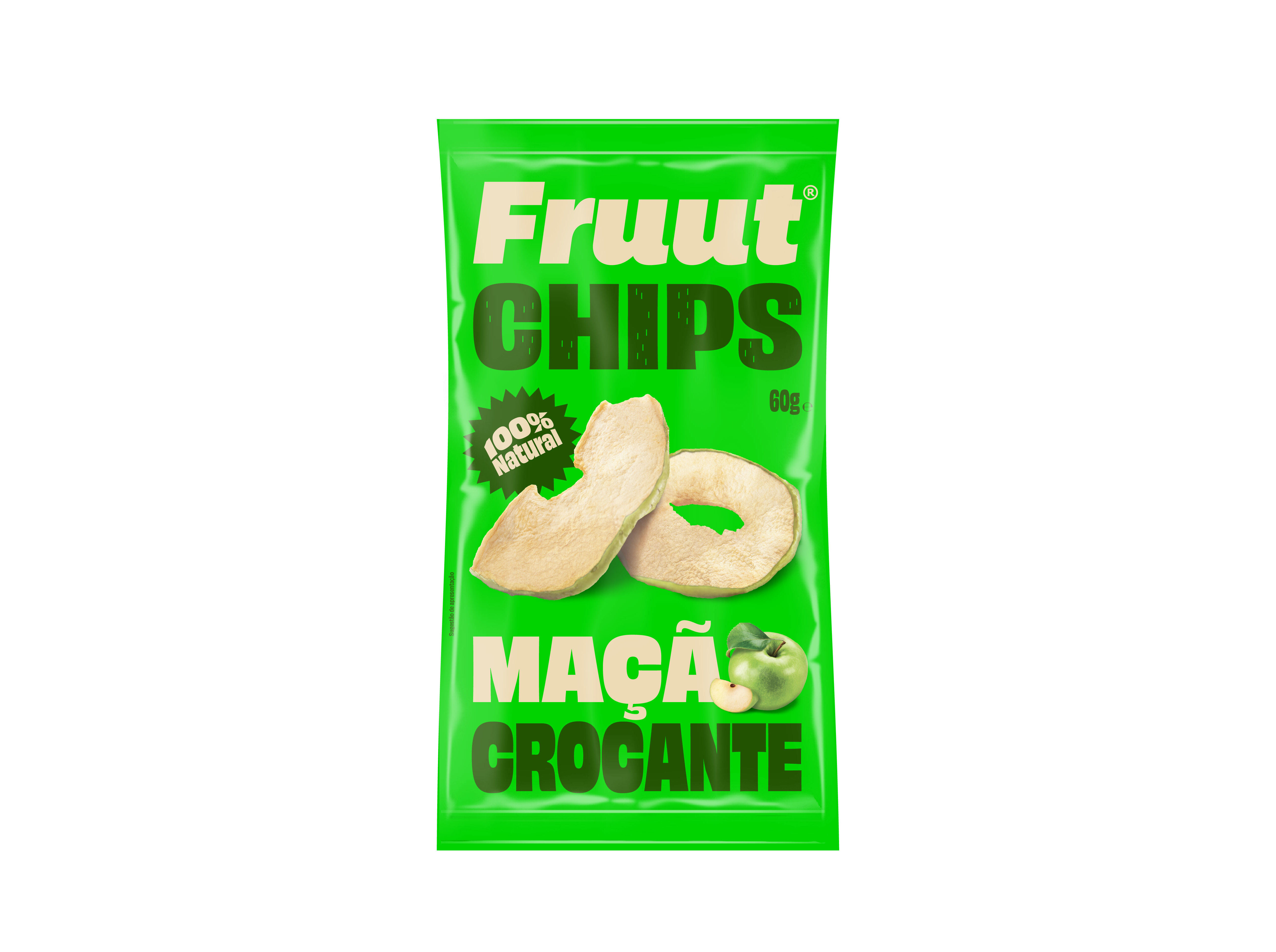 SNACK FRUUT MA&Ccedil;&Atilde; VERDE INTENSO SEM A&Ccedil;&Uacute;CAR 60G image number 0