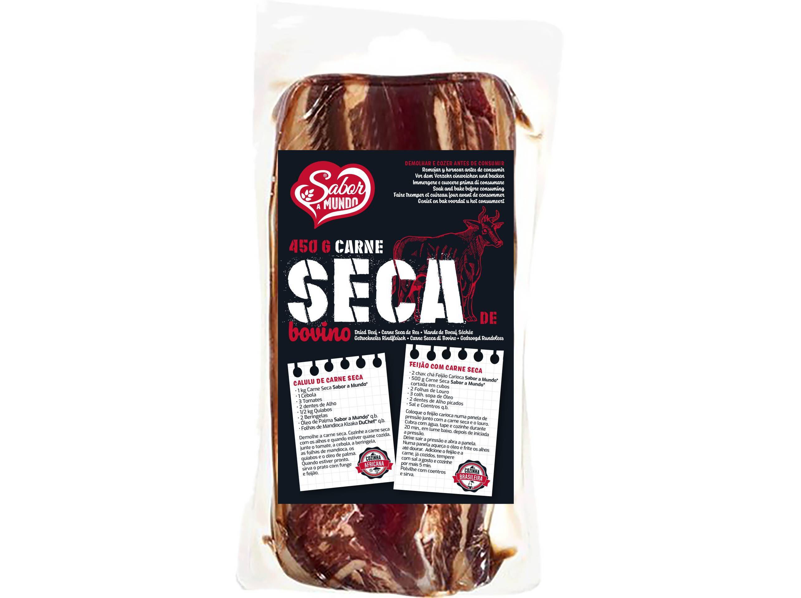CARNE SECA SABOR A MUNDO DE BOVINO 450G