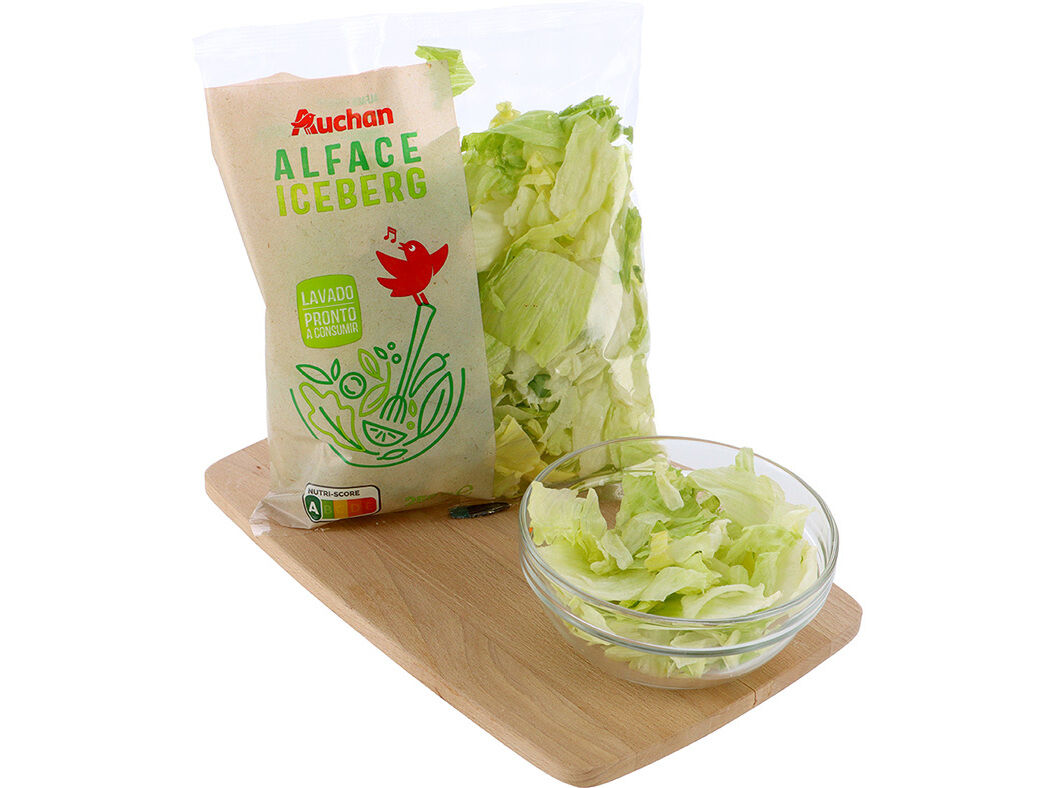ALFACE ICEBERG AUCHAN 200 G