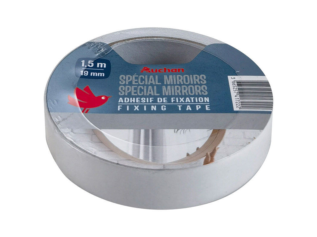 FITA DUPLA FACE AUCHAN 19MMX1.5M