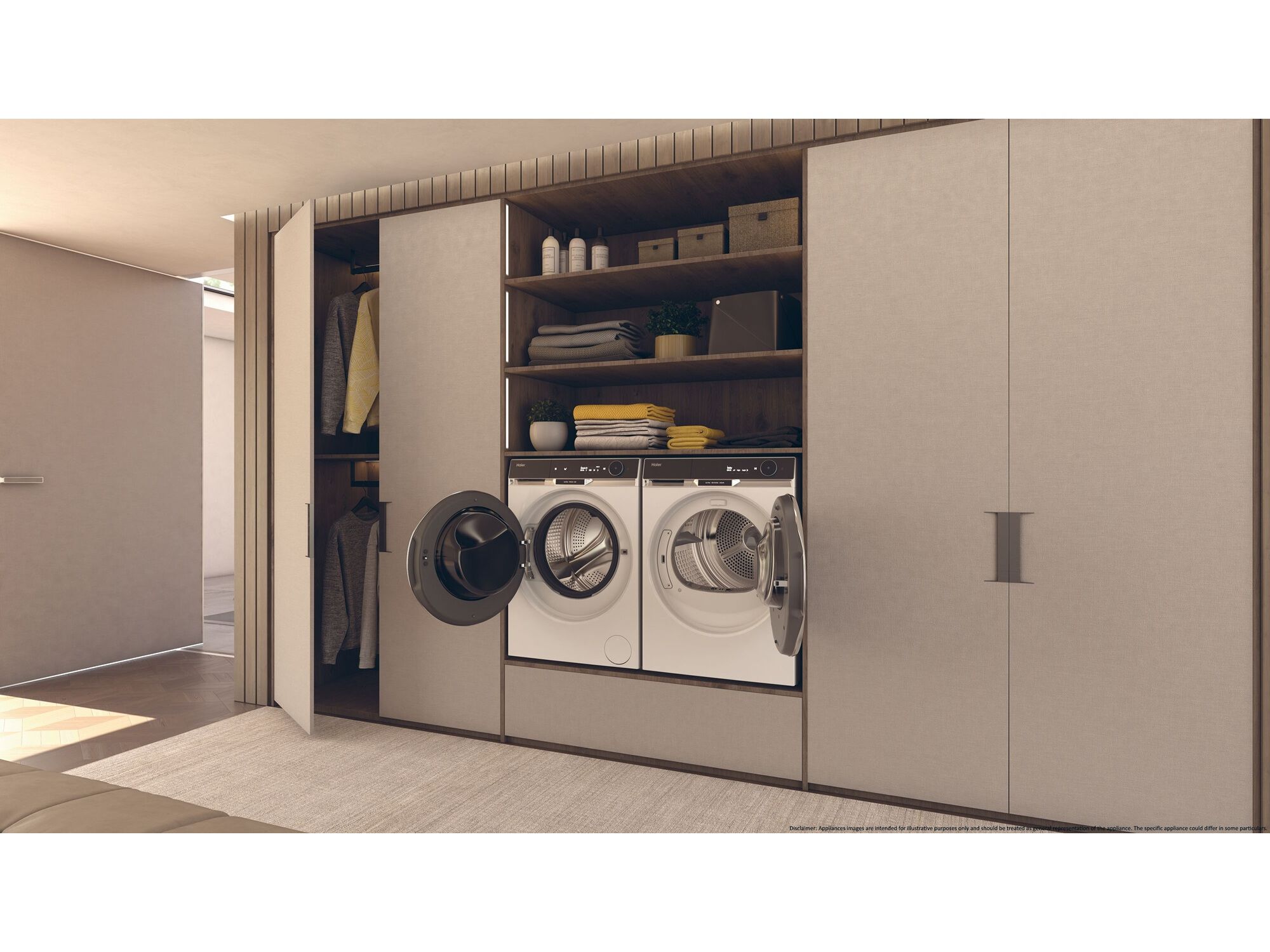 M&Aacute;QUINA DE LAVAR ROUPA HAIER HW100-BD14397U1S - BRANCO A 10KG image number 8