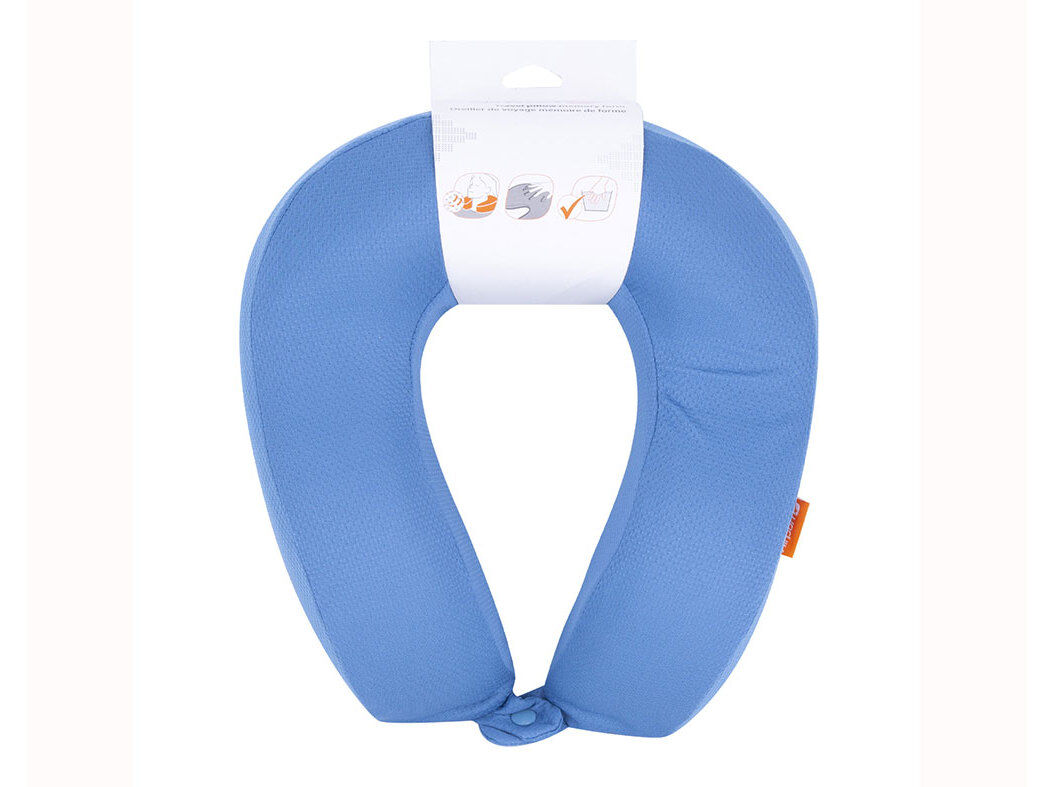 ALMOFADA DE VIAGEM AIRPORT MEM&Oacute;RIA AZUL image number 0