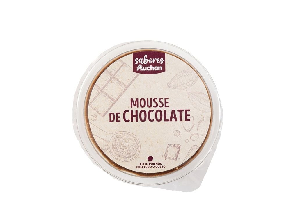 MOUSSE CHOCOLATE SABORES AUCHAN 85 G image number 1