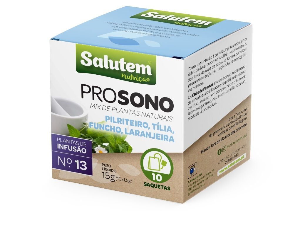 CH&Aacute; SALUTEM INFUS&Atilde;O N&ordm;13 PRO SONO 10 SAQUETAS image number 0