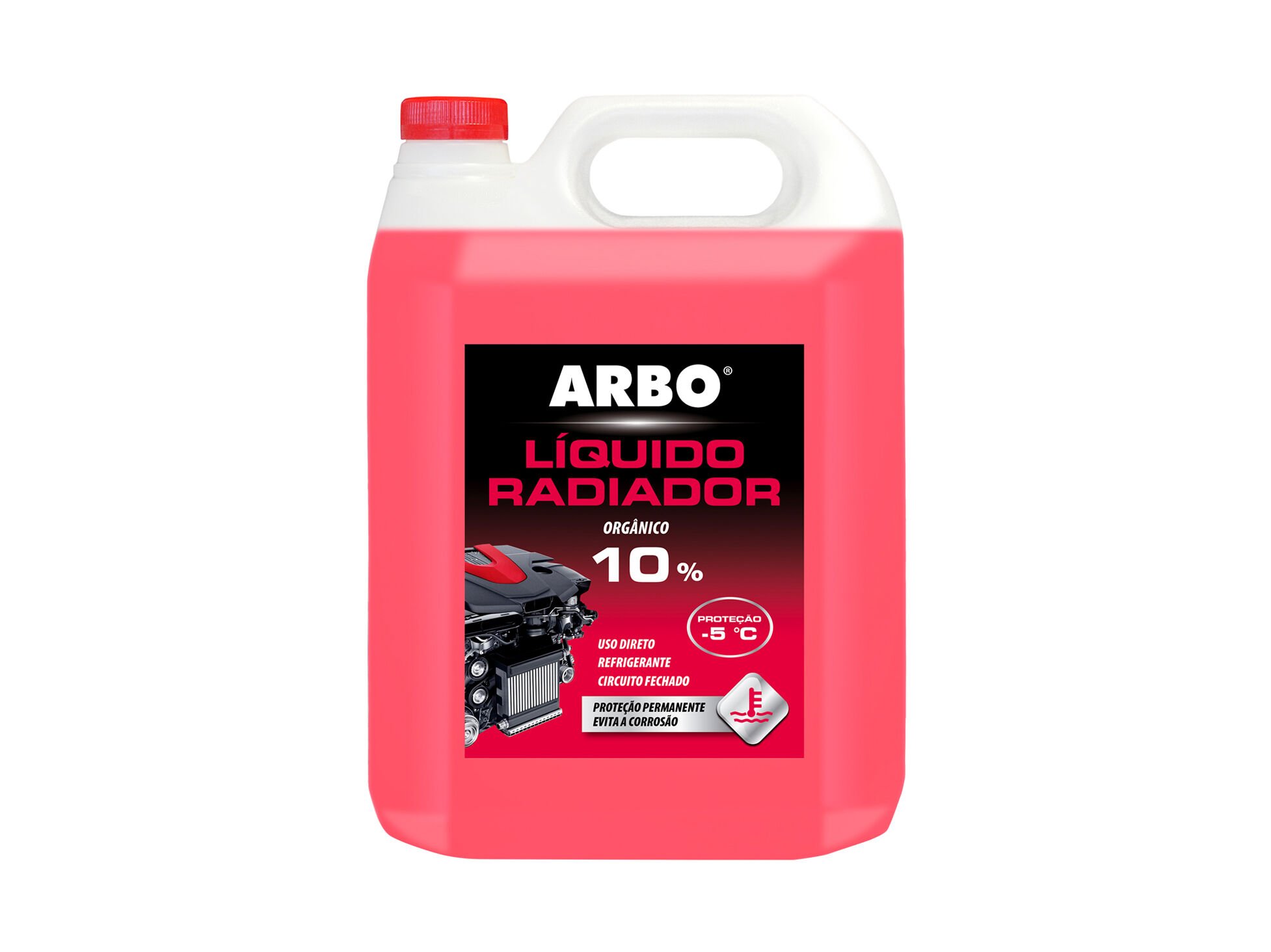 LIQUIDO RADIADOR ARBO ROSA 10% 5L