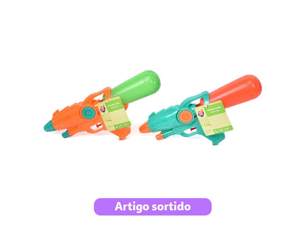 PISTOLA &Aacute;GUA ONE TWO FUN 33CM CORES SORTIDAS
