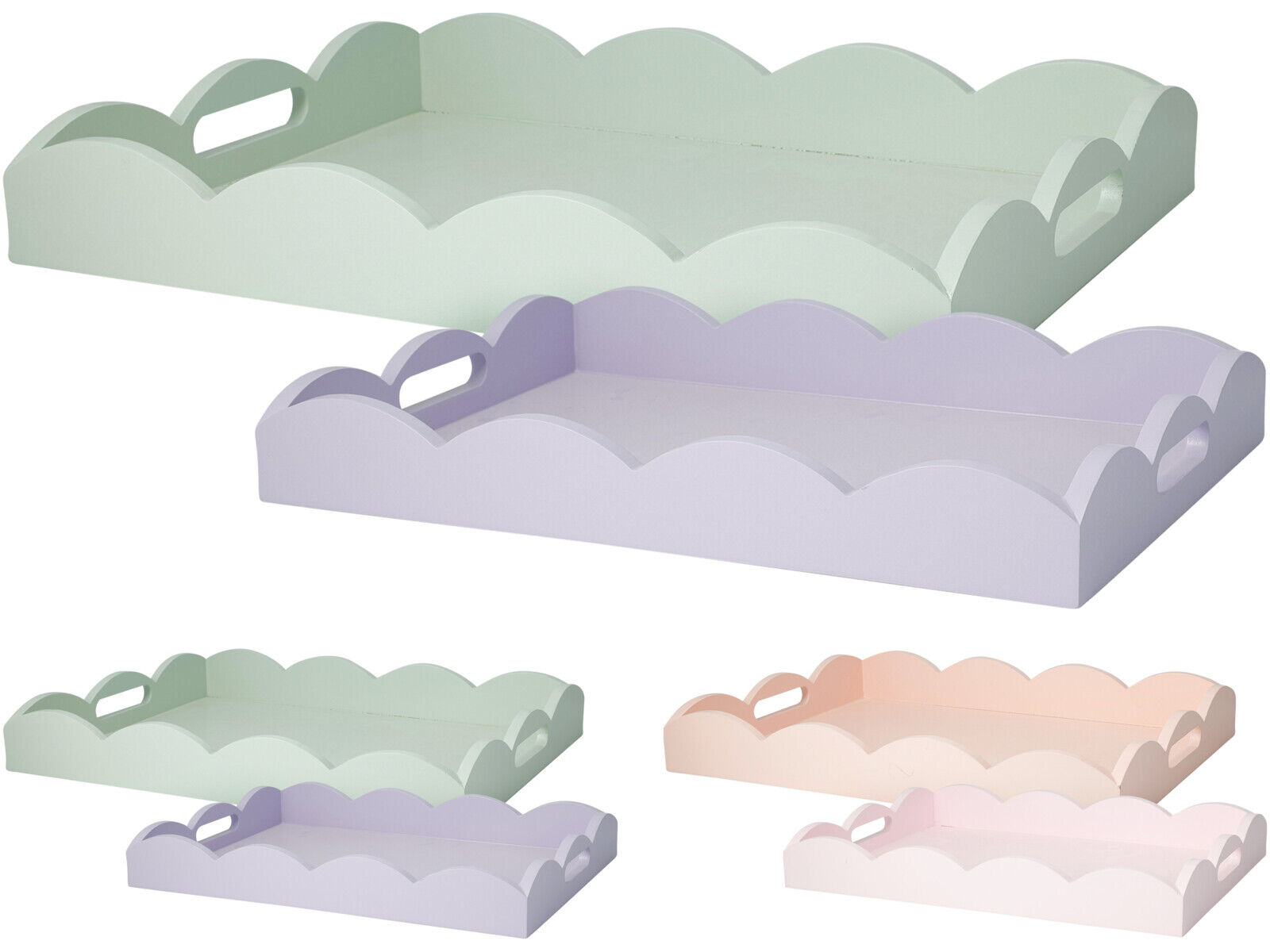 CONJUNTO DE 2 TABULEIROS CORES SORTIDAS image number 1