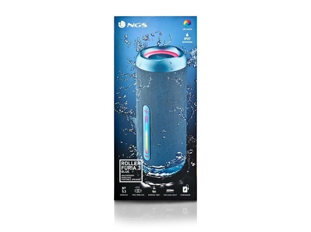 COLUNAS PORTATEIS BT NGS ROLLERFURIA3BLUE image number 6