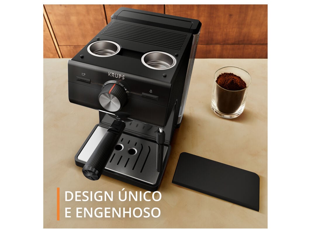 M&Aacute;QUINA DE CAF&Eacute; EXPRESSO MANUAL KRUPS XP381810 AUTHENTIC image number 3