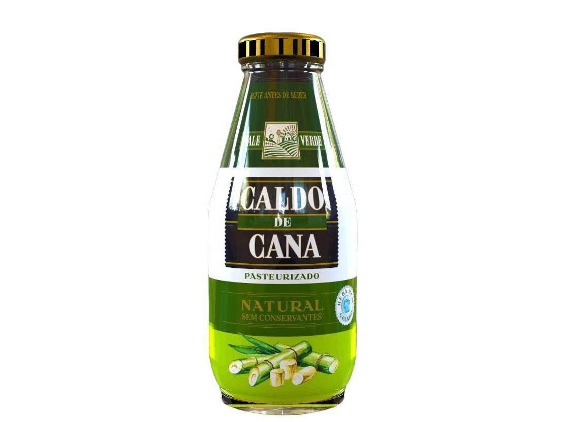 CALDO DE CANA VALE VERDE 100% NATURAL 300ML image number 1