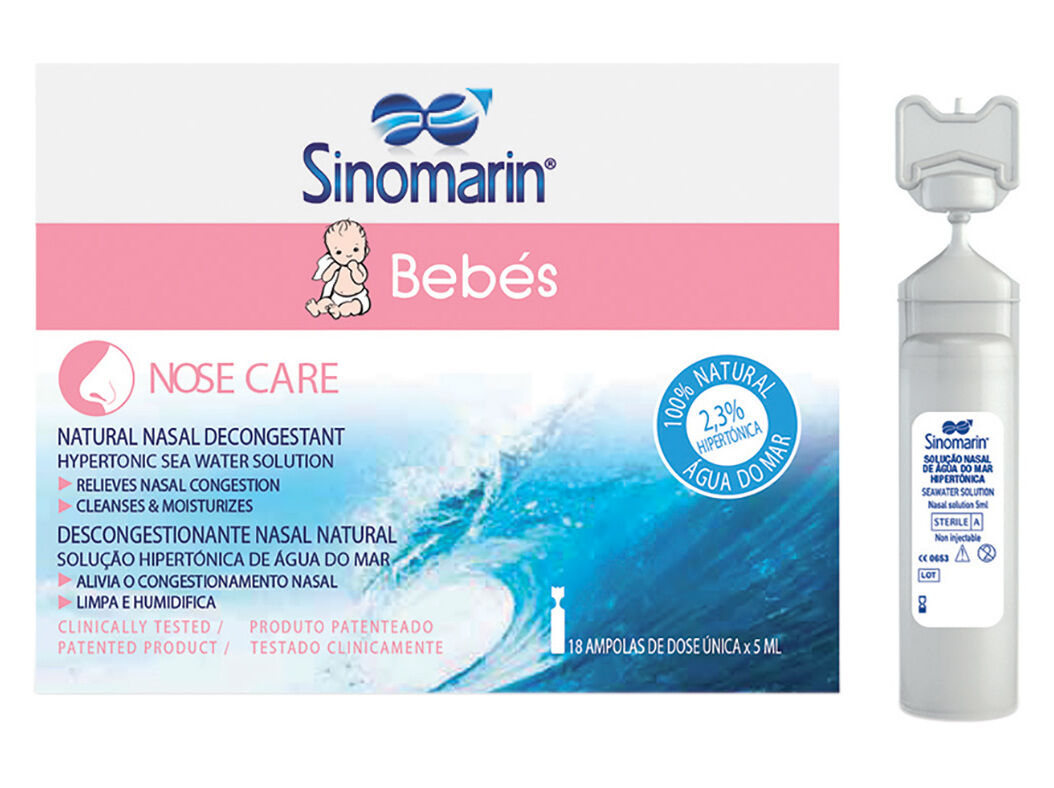 &Aacute;GUA DO MAR SINOMARIN BEB&Eacute;S HIPERTONICO 18X5 ML