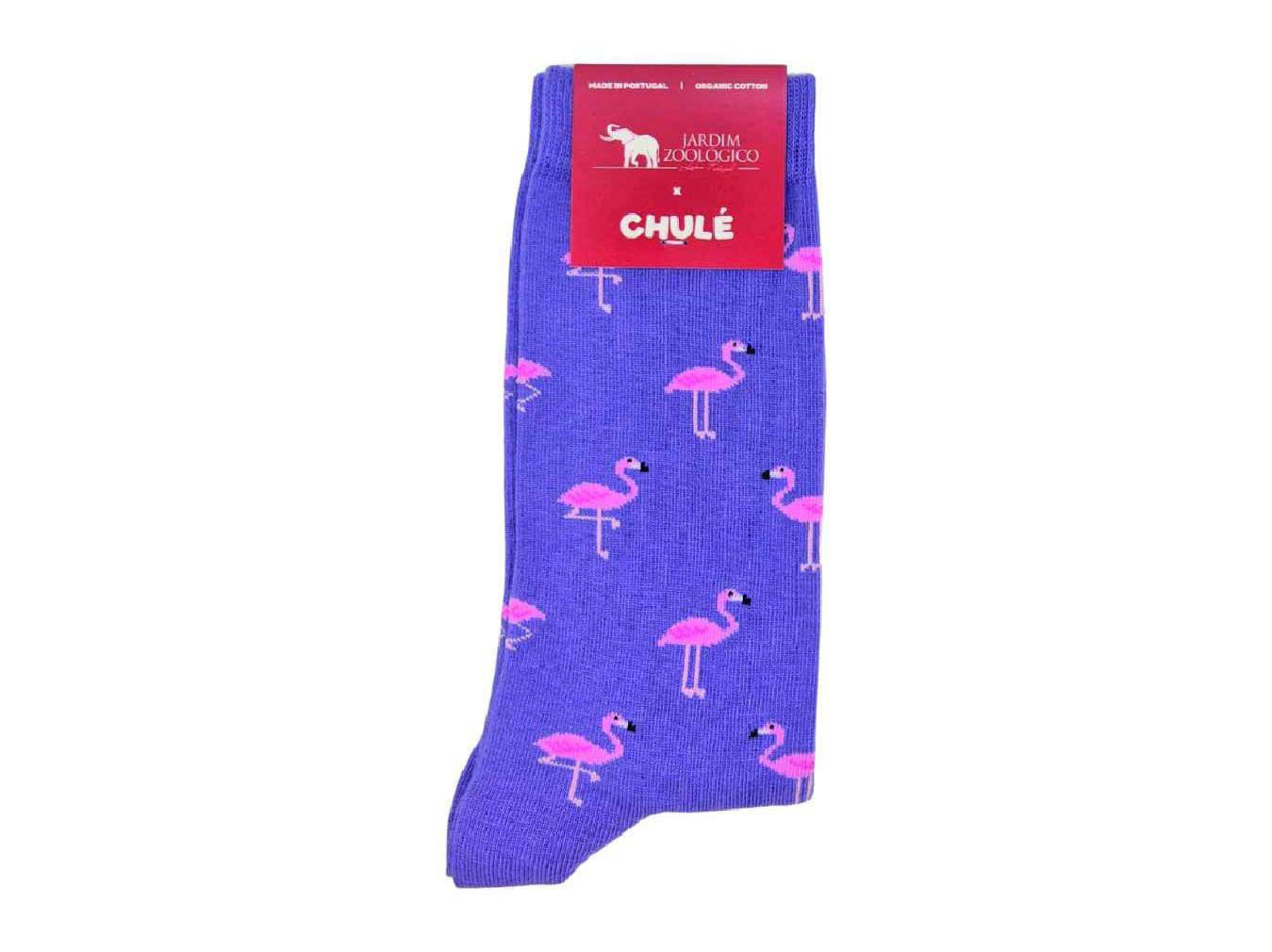 MEIAS FANTASIA CHUL&Eacute; TAM.41-46 FLAMINGO image number 1