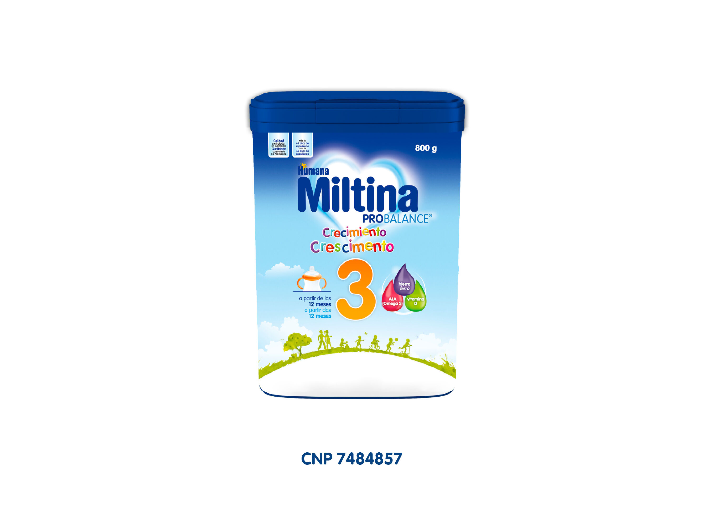 LEITE MILTINA 3 PROBALANCE +12M 800G image number 0