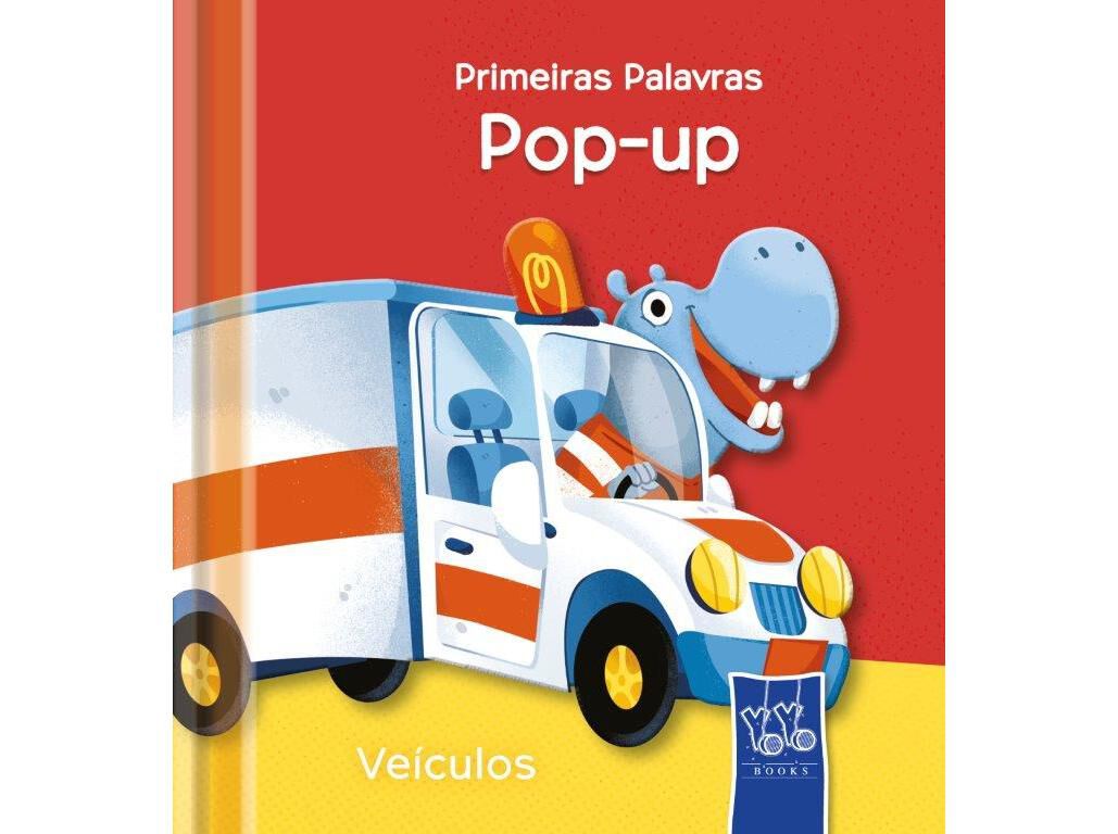 LIVRO PRIMEIRAS PALAVRAS POP-UP - VE&Iacute;CULOS image number 0