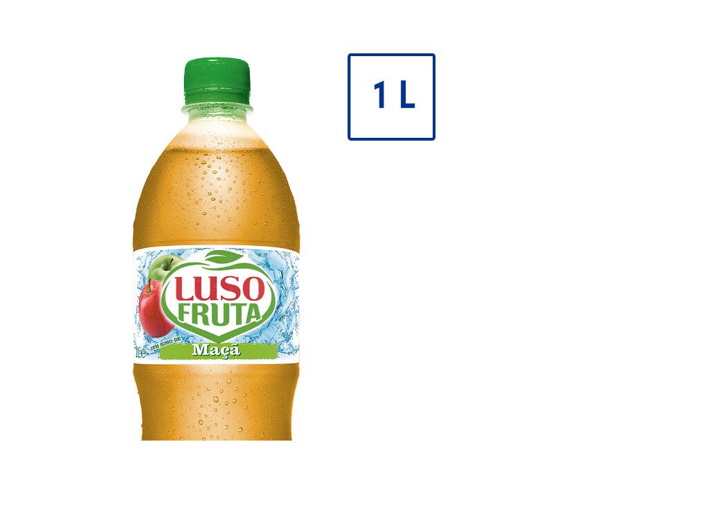 BEBIDA LUSO FRUTA MA&Ccedil;&Atilde; 1L