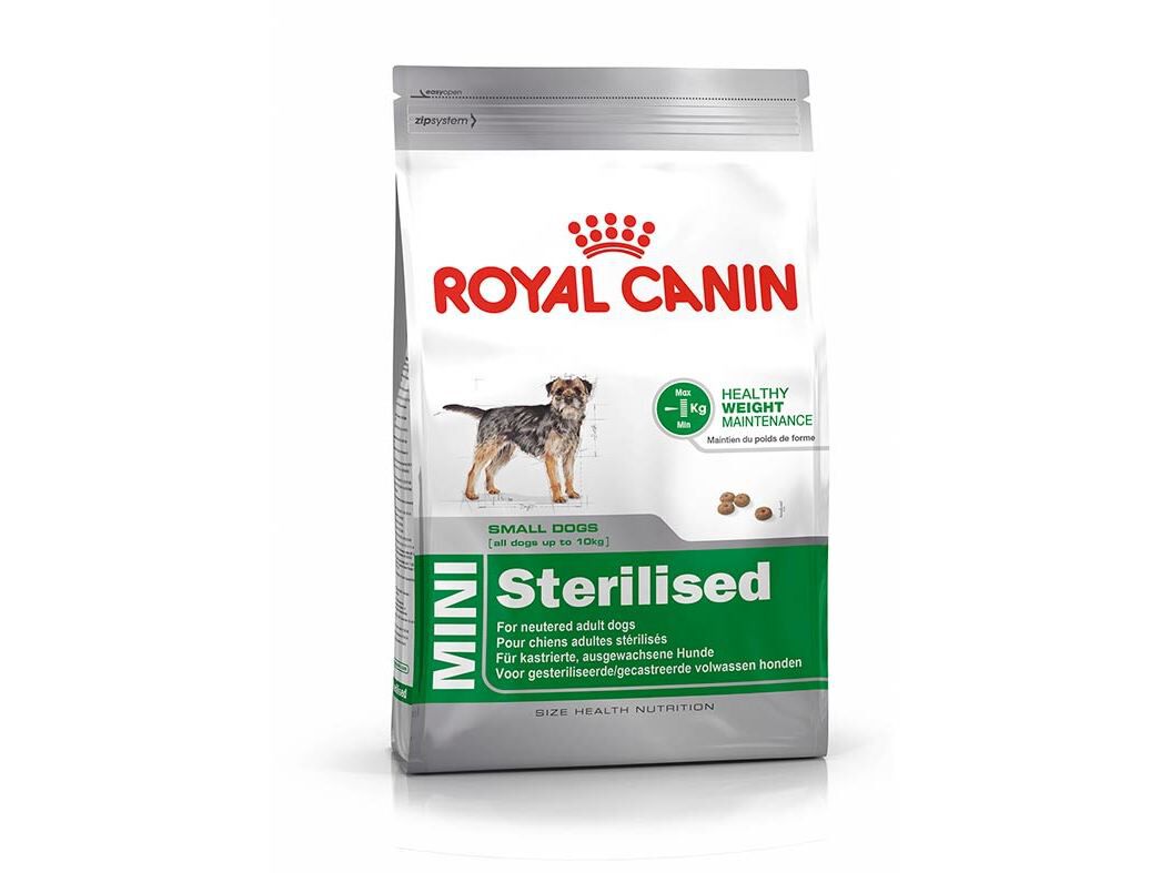 RA&Ccedil;&Atilde;O C&Atilde;O ROYAL CANIN MINI STERILISED 1 KG* image number 0