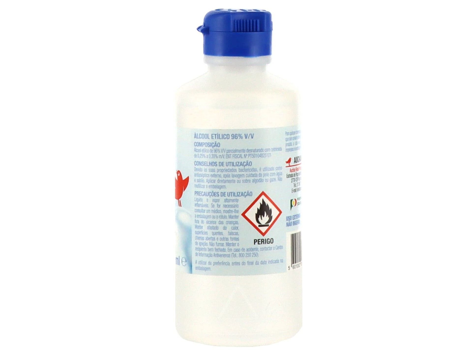 &Aacute;LCOOL AUCHAN ET&Iacute;LICO 96% VOLUME 250ML image number 1