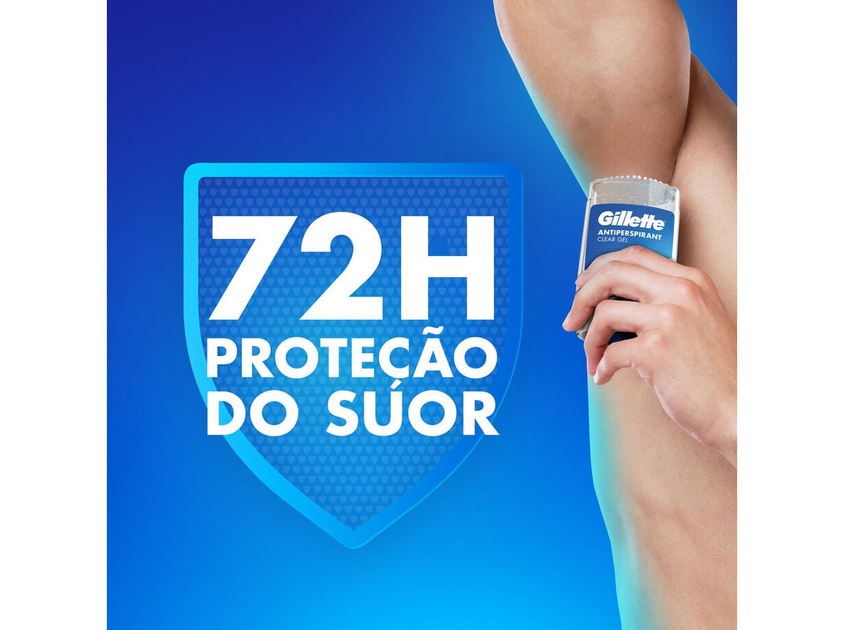 DESODORIZANTE STICK GILLETTE CLEAR GEL SPORT TRIUMPH 70 ML image number 1