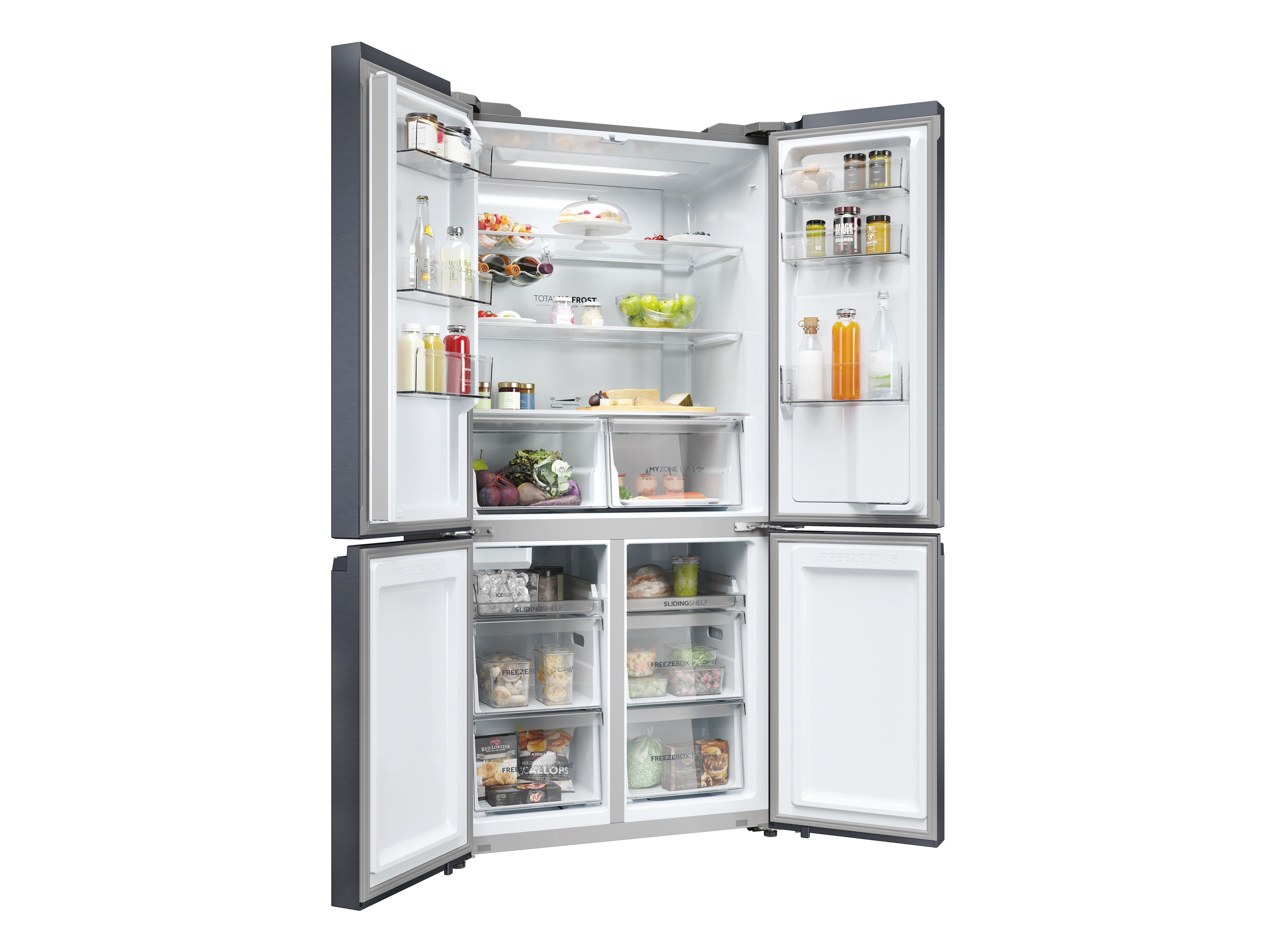 FRIGOR&Iacute;FICO AMERICANO HAIER HCR5919EHMB PRETO ESCOVADO E 525L NO FROST image number 7