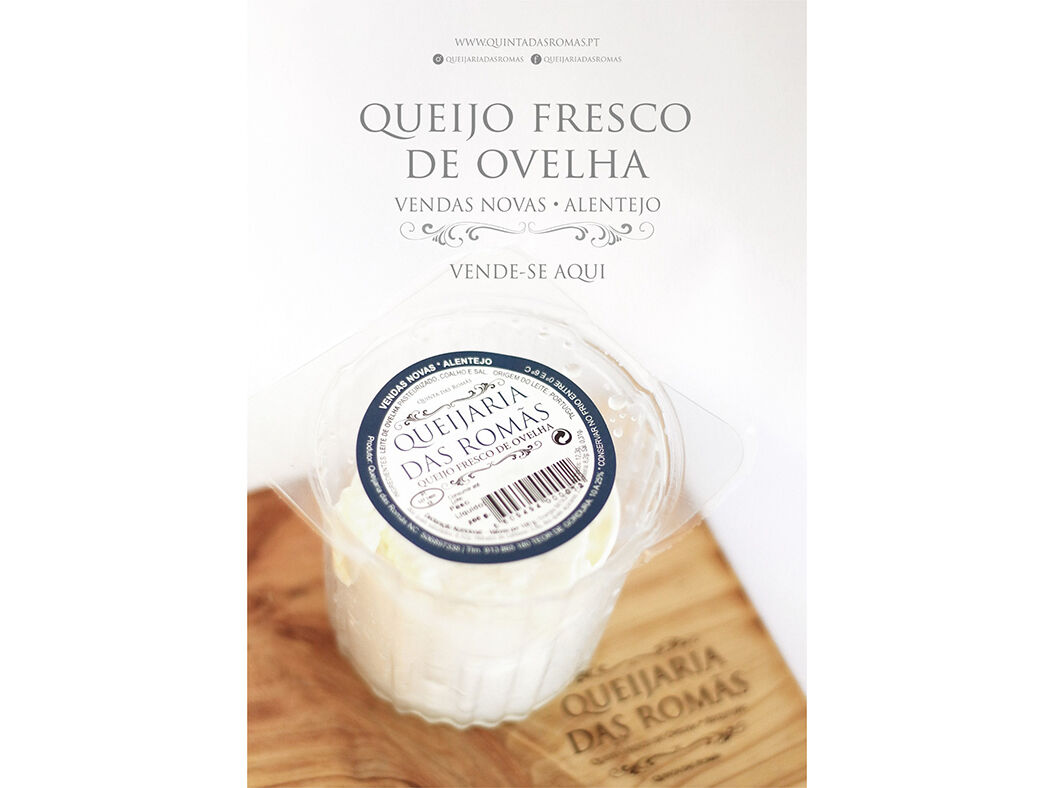QUEIJO OVELHA FRESCO QUINTA DAS ROM&Atilde;S 120G