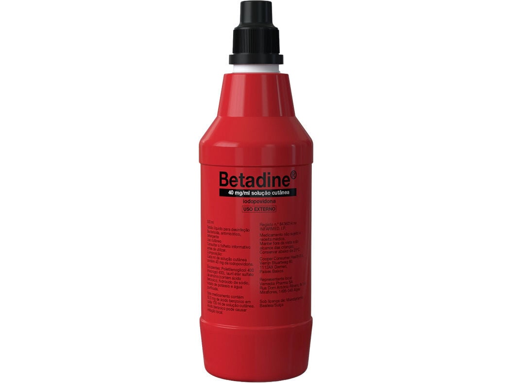 ESPUMA BETADINE CUT&Acirc;NEA 40MG/ML 500ML image number 0