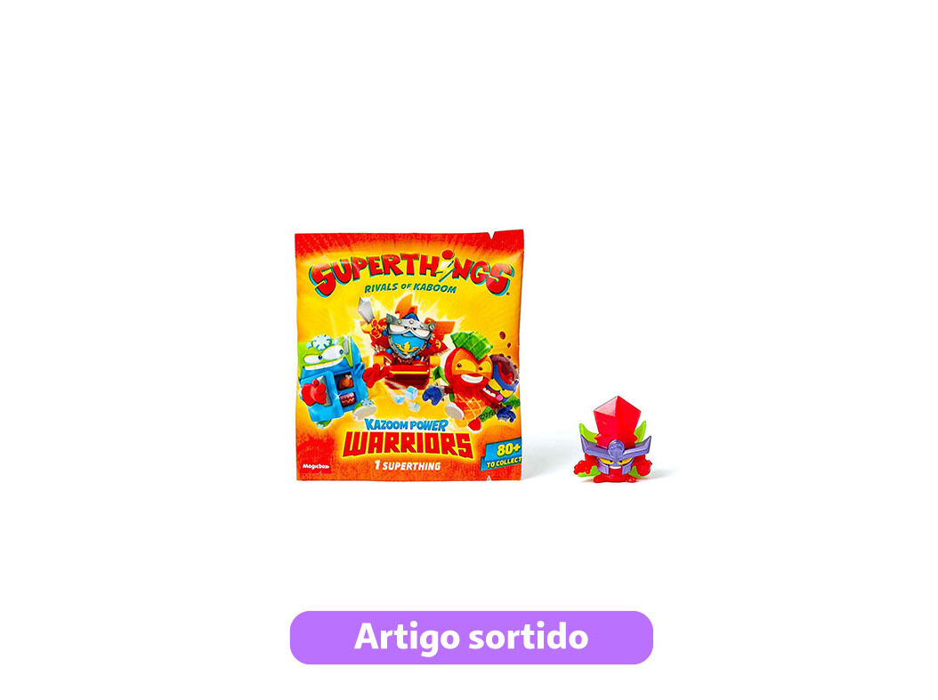 WARRIOR SUPER THINGS ONE PACK MODELOS SORTIDOS image number 0