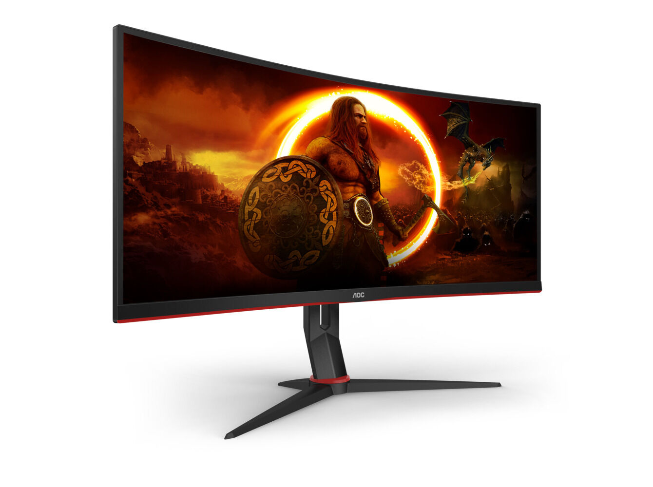 MONITOR GAMING AOC CU34G2X/BK (34" UWQHD 21:9 144HZ FREESYNC) image number 1