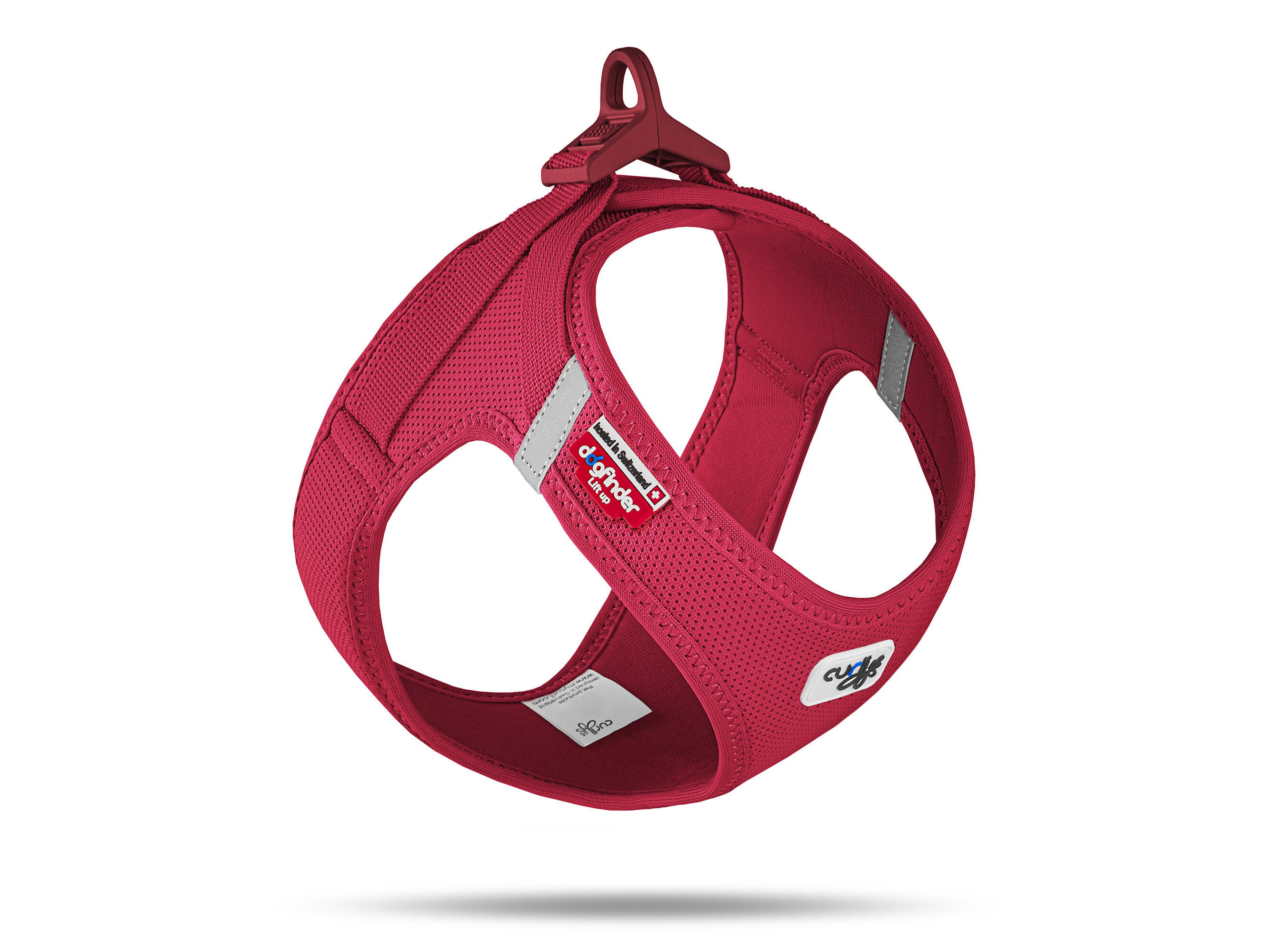 PEITORAL PARA C&Atilde;O CURLI AIR MESH VERMELHO L