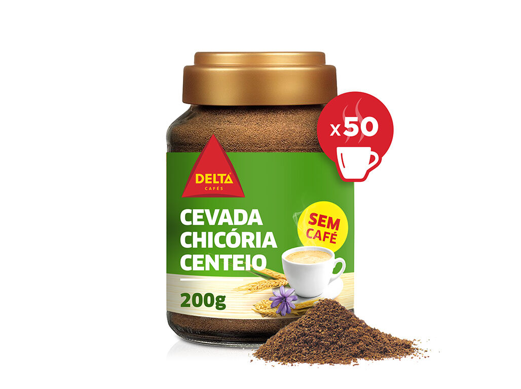 BEBIDA CEREAIS DELTA CEVADA CHIC&Oacute;RIA E CENTEIO 200G