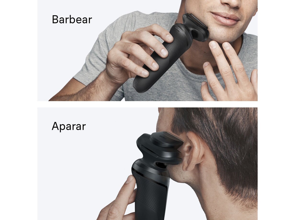 M&Aacute;QUINA DE BARBEAR BRAUN S5 52-N1200 S PRETO image number 4