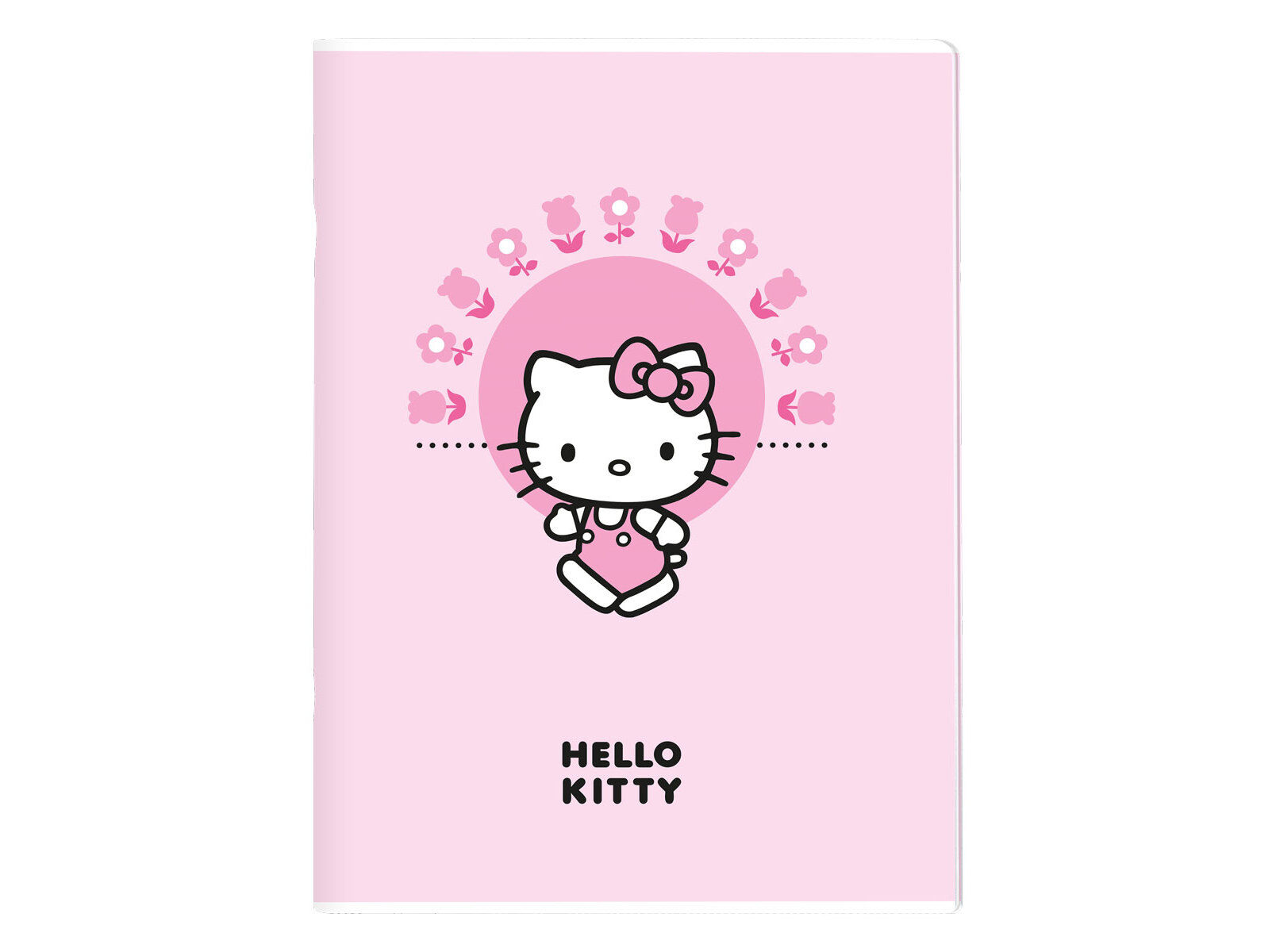 CADERNO A4 HELLO KITTY PAUTADO 80 FOLHAS AGRAFADO image number 1