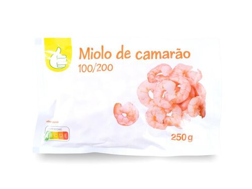 MIOLO DE CAMARÃO POLEGAR 250G image number 0